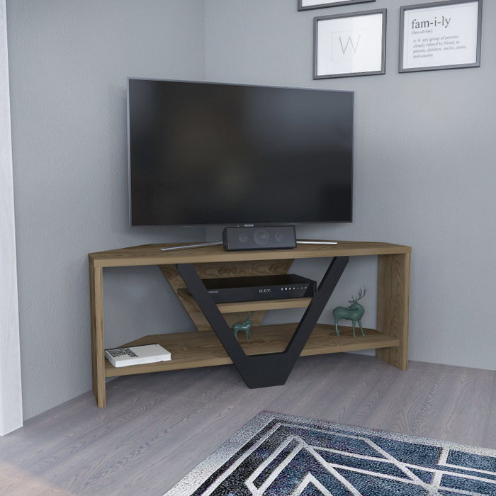 Hanah Home Soporte de TV Karin - Oud y Negro